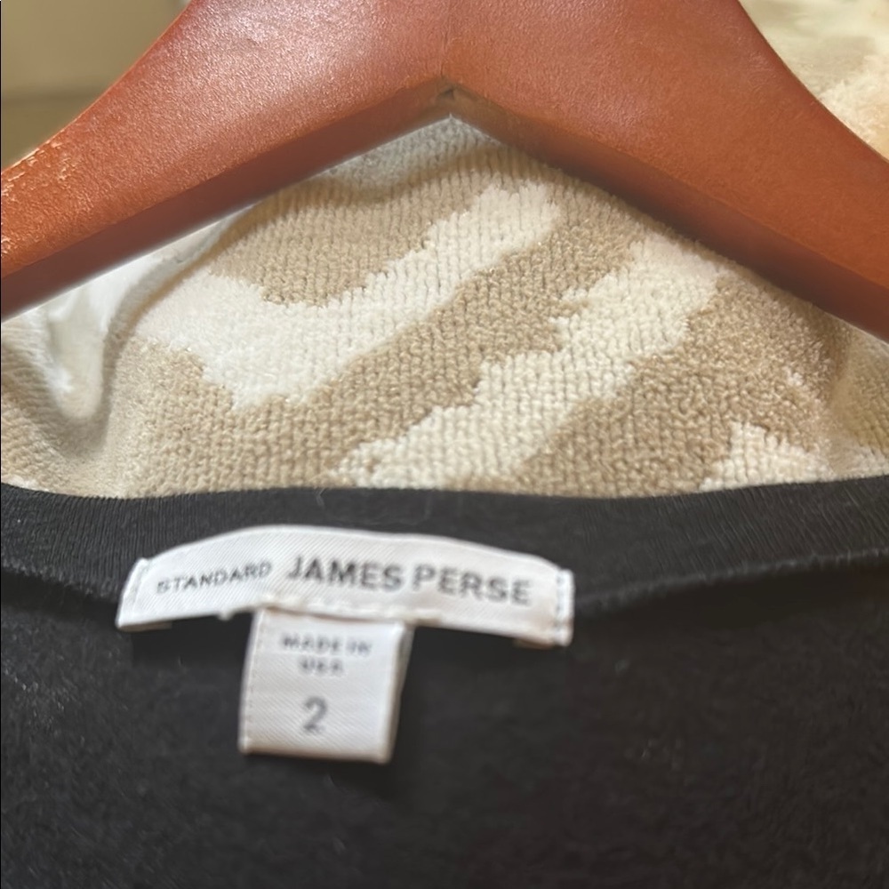 James Perse Relaxed Strip T- shirt dress - Picture 4 of 4